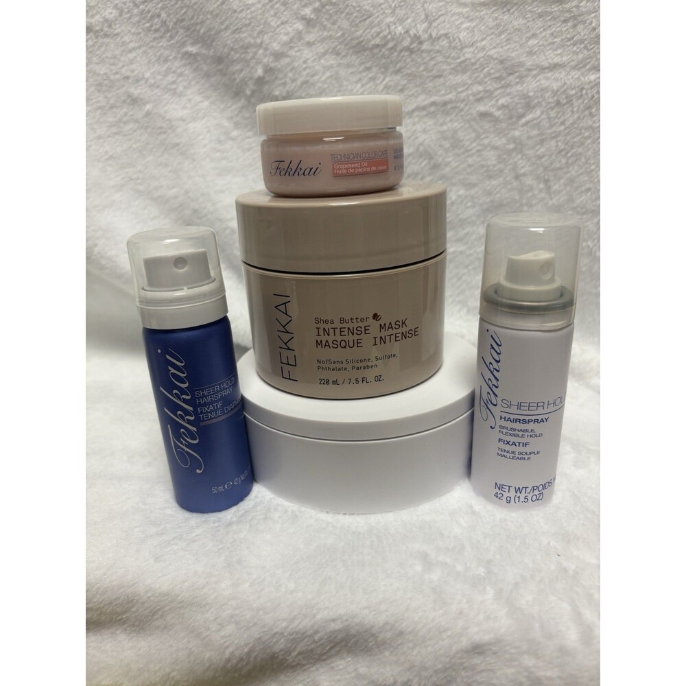 4 Piece Fekkai Hair Bundle 2 Masks 2 Hairspray. All New Never Used - Picture 1 of 13